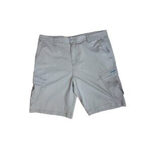 Union Bay Outdoors Hiking Camping Stretch Cargo Shorts Mens Size 42 Pocket Khaki